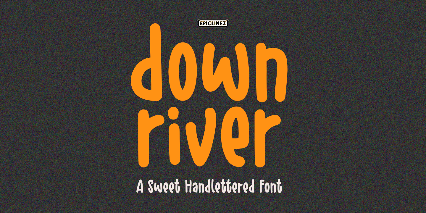 Example font Down River #1